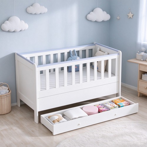 Convertible cot bed - bed, 3-in-1
