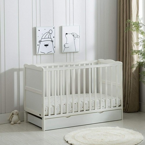 Wooden baby cot bed - bed, —