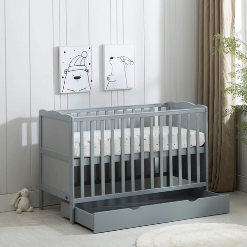 Wooden baby cot bed - bed, &
