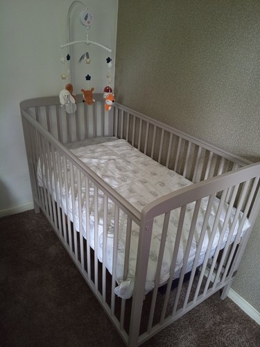 Baby cot bed with - bed, mattress