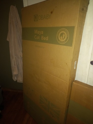 Baby cot bed with mattress - baby,