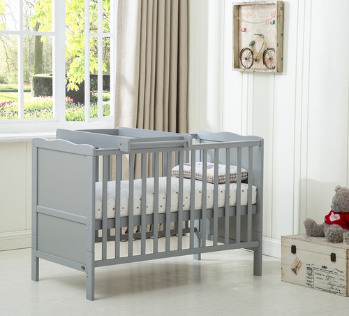 Mcc wooden baby cot - wooden, bed