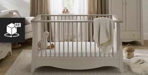 Clara cot bed cashmere ash - clara,